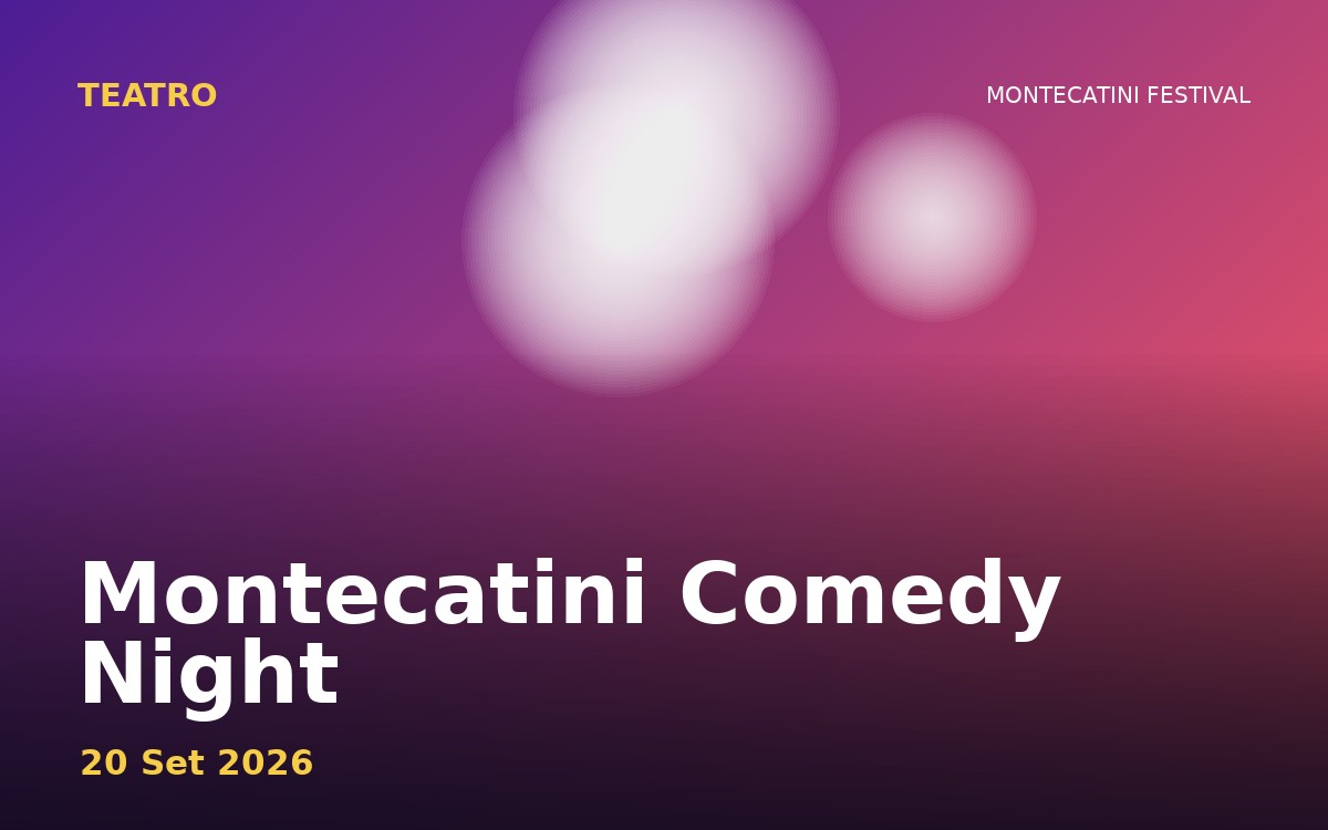 Montecatini Comedy Night